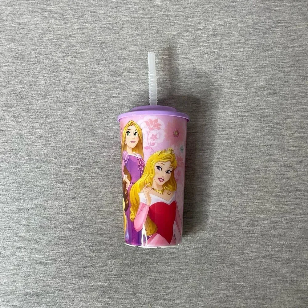Zak Designs Disney Princesses 16 Oz. Sports Tumbler w/Lid and Straw